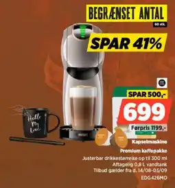 Power DeLonghi Kapselmaskine tilbud