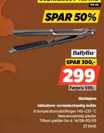 Power BabyLiss Glattejern tilbud