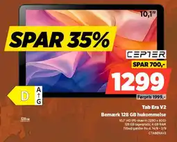 Power Cepter Tab Era V2 10,1" 128 GB tilbud