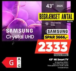 Power Samsung Crystal UHD 43" tilbud