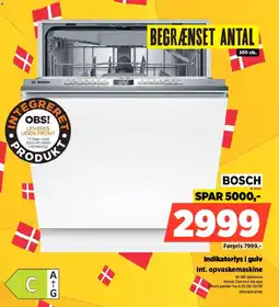 Power Bosch Int. opvaskemaskine tilbud