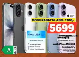 Power Apple iPhone 17 256 GB tilbud