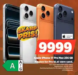 Power Apple iPhone 17 Pro Max 256 GB tilbud