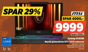 Msi Cyborg 15 B13W