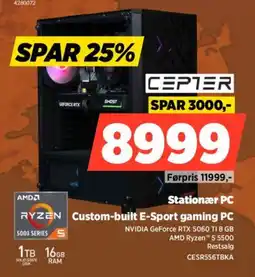 Power Cepter Custom-built E-Sport gaming PC tilbud