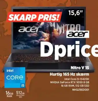 Power Acer Nitro V 15 tilbud