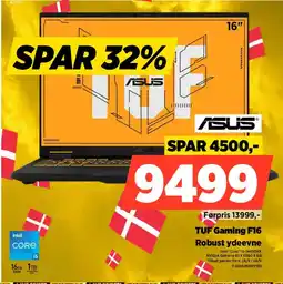 Power Asus TUF Gaming F16 tilbud
