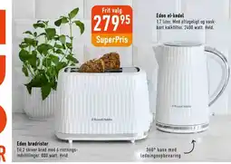Imerco Russell Hobbs Eden brødrister tilbud