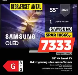 Power Samsung OLED 55" 4K Smart TV tilbud