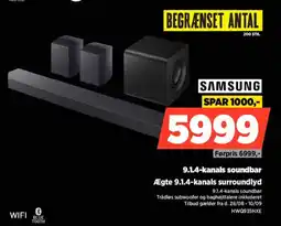Power Samsung 9.1.4-kanals soundbar tilbud