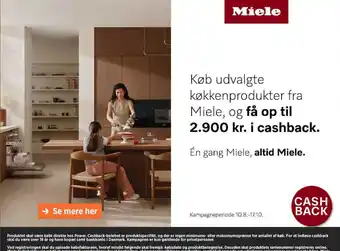 Power Miele køkkenprodukter tilbud