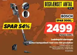 Power Bosch Ledningsfri støvsuger tilbud