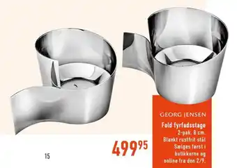 Georg Jensen Fold fyrfadsstage