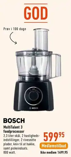 Imerco Bosch Multitalent 3 foodprocessor tilbud