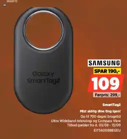 Power Samsung Galaxy SmartTag2 Mist Aldrig Dine Tine Igen! tilbud