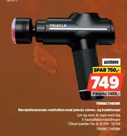 Power Triacle revolutionerende restitution med præcis varme- og kuldetерapi tilbud