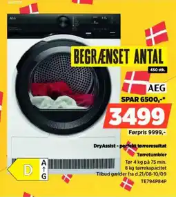 Power AEG tørretumbler tilbud