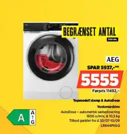 Power AEG Vaskemaskine tilbud