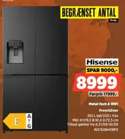 Power Hisense FrenchDoor tilbud
