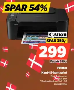 Power Canon Printer Kant-til-kant print tilbud