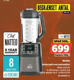 Power Chef Matteo Blender tilbud