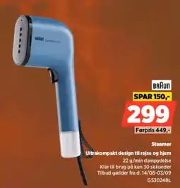 Power Braun Steamer tilbud