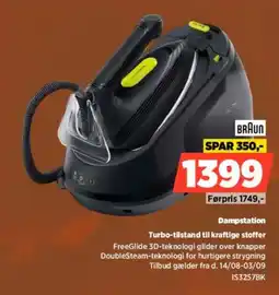 Power Braun Dampstation tilbud