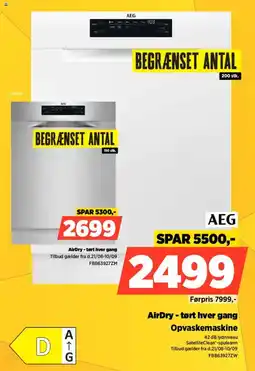 Power AEG Opvaskemaskine tilbud
