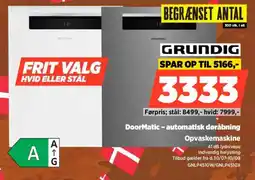 Power Grundig Opvaskemaskine tilbud