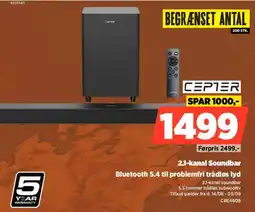 Power Cepter 2.1-kanal soundbar tilbud