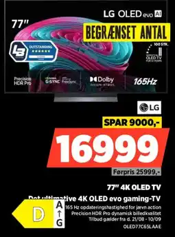 Power LG 77" 4K OLED TV tilbud