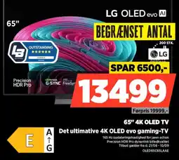 Power LG OLED evo AI 65" 4K OLED TV tilbud