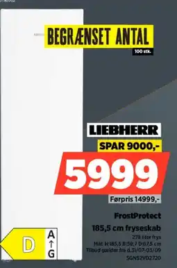 Power Liebherr FrostProtect 185,5 cm fryseskab tilbud