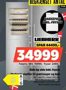 Power Liebherr BioFresh-skuffer til grøntsager og kød tilbud
