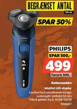 Power Philips barbermaskine tilbud