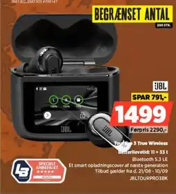Power JBL Tour Pro 3 True Wireless tilbud