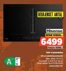 Power Hisense induktionsemhætte tilbud
