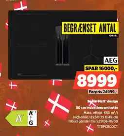 Power AEG 80 cm induktionsemhætte tilbud