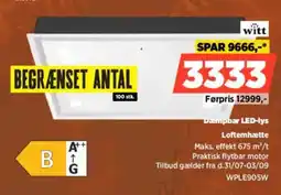 Power Witt Dæmpbar LED-lys tilbud