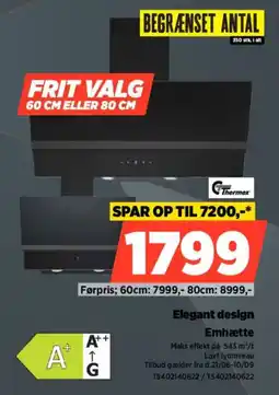 Power Thermex Emhætte tilbud