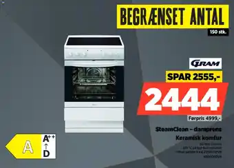Power Gram SteamClean - damprens Keramisk komfur tilbud
