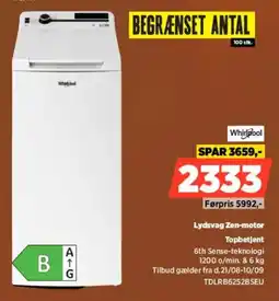 Power Whirlpool topbetjent tilbud