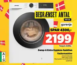 Power gorenje Vaskemaskine tilbud