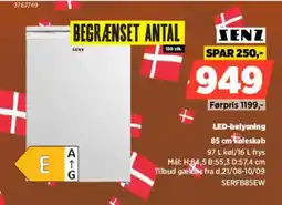 Power Senz køleskab tilbud