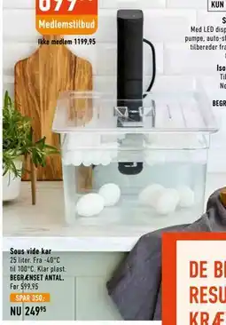 Imerco Sous vide kar tilbud