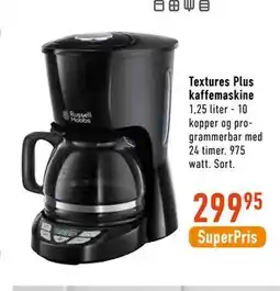 Imerco Textures Plus kaffemaskine tilbud