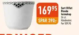 Imerco Sort Riflet Blonde termokop tilbud