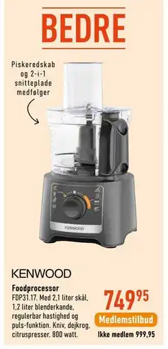 Imerco KENWOOD Foodprocessor tilbud