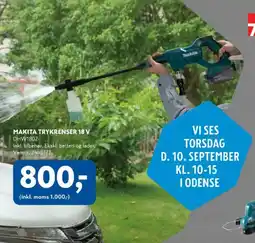 Davidsen Makita trykrenser 18 v tilbud