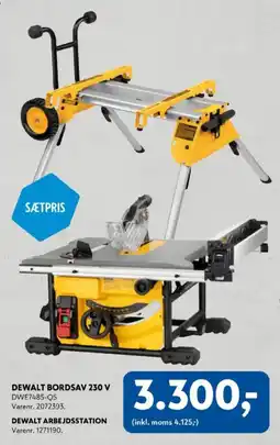 Davidsen DeWalt bordsav 230 v tilbud